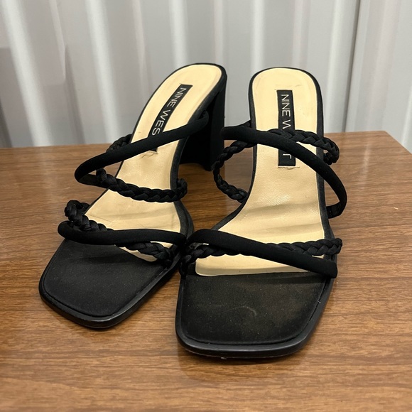 Nine West Square Toe Sandals - Picture 2 of 6